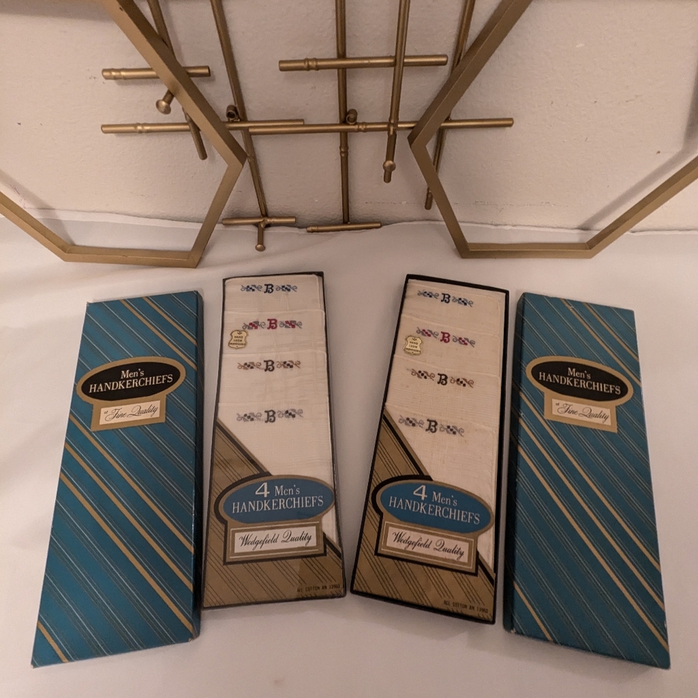 Vintage B monogrammed handkerchiefs